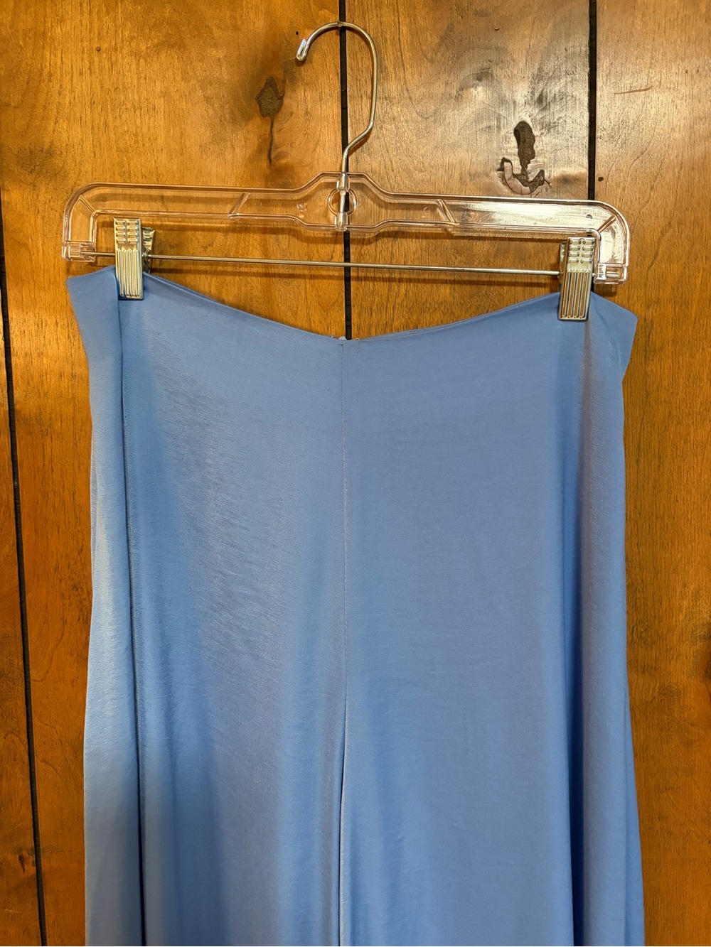 glam Sky Blue Wide Leg Palazzo Pants - Picture 3 of 8